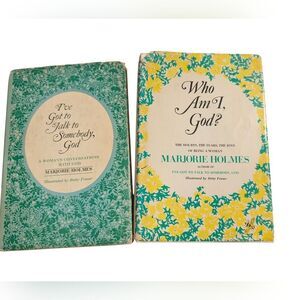 Majorie Holmes‎ vintage Book 1969 1971 Hardback books set of 2